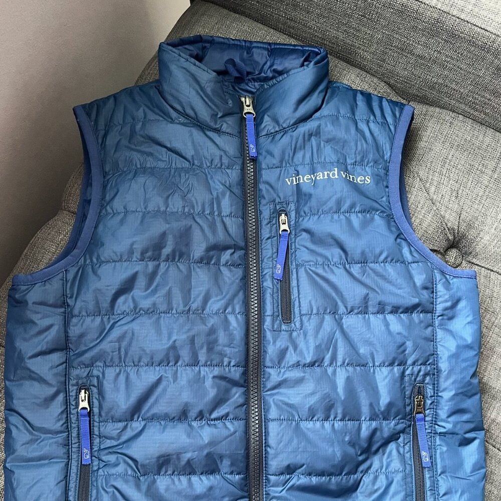 LIKE NEW Vineyard Vines Youth Puffer Vest